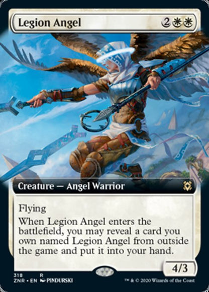 Legion Angel (Extended Art) (Zendikar Rising) Near Mint