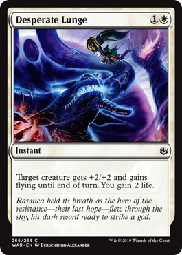 Desperate Lunge (War of the Spark) Near Mint