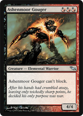 Ashenmoor Gouger (Shadowmoor) Light Play