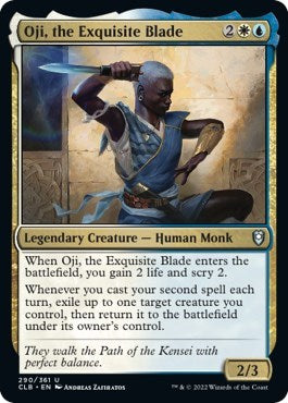 Oji, the Exquisite Blade (Commander Legends: Battle for Baldur's Gate) Near Mint Foil