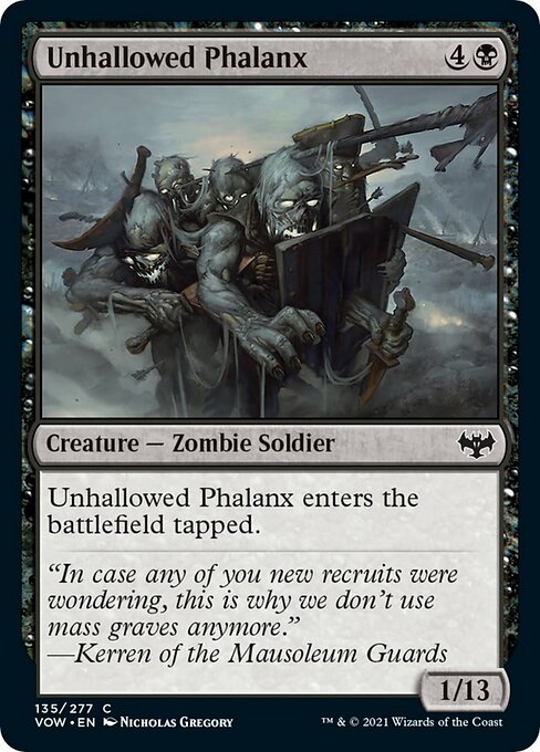 Unhallowed Phalanx (Innistrad: Crimson Vow) Near Mint
