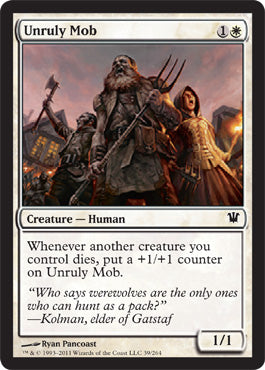 Unruly Mob (Innistrad) Near Mint
