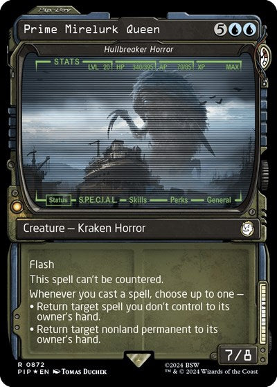 Prime Mirelurk Queen - Hullbreaker Horror (Showcase) (Surge Foil) (Universes Beyond: Fallout) Near Mint