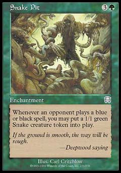 Snake Pit (Mercadian Masques) Near Mint
