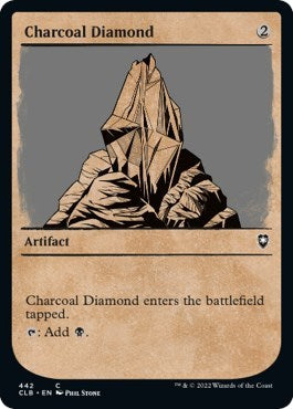 Charcoal Diamond (Showcase) (Commander Legends: Battle for Baldur's Gate) Near Mint