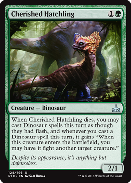 Cherished Hatchling (Rivals of Ixalan) Near Mint