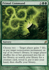Primal Command (Lorwyn) Near Mint Foil