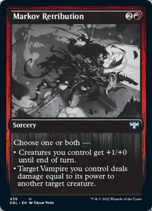 Markov Retribution (Innistrad: Double Feature) Near Mint Foil