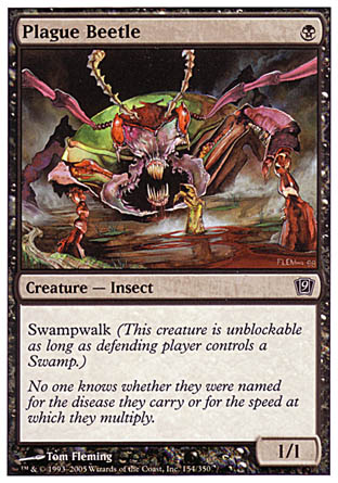 Plague Beetle (9th Edition) Near Mint Foil