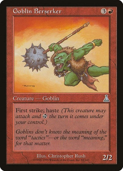 Goblin Berserker (Urza's Destiny) Good