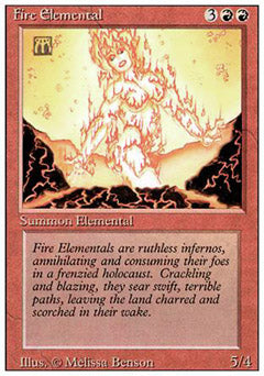 Fire Elemental (Revised) Near Mint