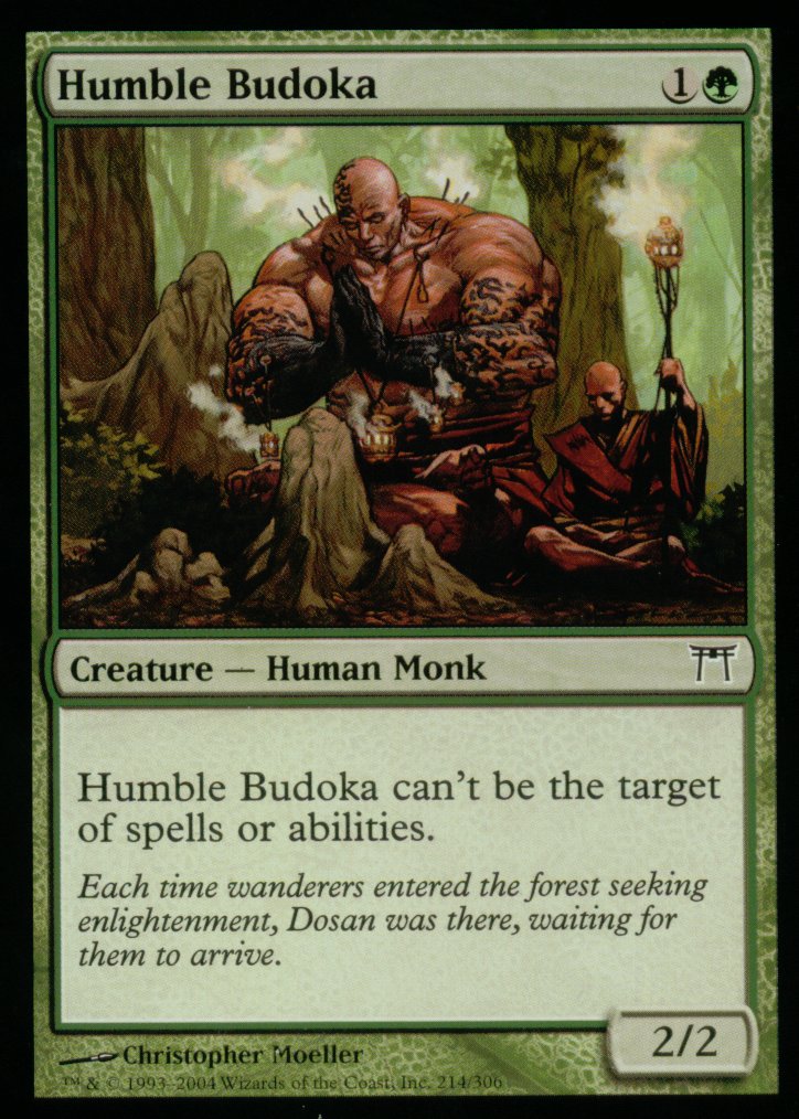 Humble Budoka (Champions of Kamigawa) Light Play Foil
