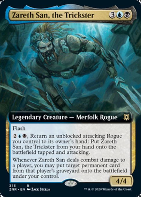 Zareth San, the Trickster (Extended Art) (Zendikar Rising) Near Mint