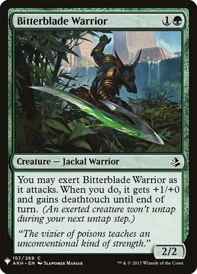 Bitterblade Warrior (Mystery Booster) Near Mint