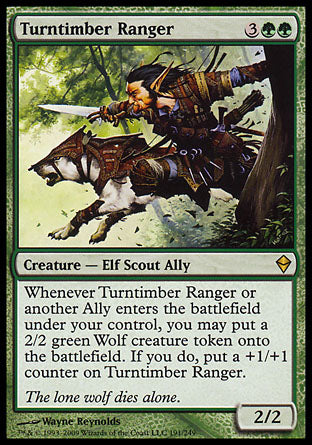 Turntimber Ranger (Zendikar) Near Mint Foil