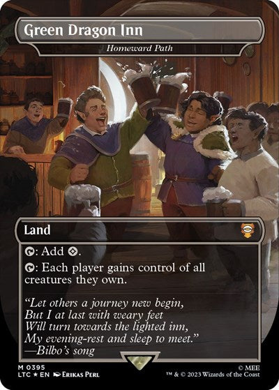 Green Dragon Inn - Homeward Path (Surge Foil) (Commander: The Lord of the Rings: Tales of Middle-earth) Near Mint