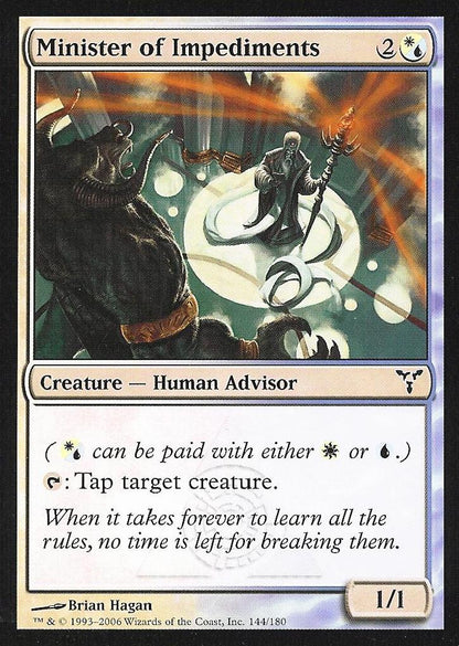 Minister of Impediments (Dissension) Near Mint Foil