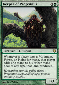 Keeper of Progenitus (Shards of Alara) Near Mint Foil