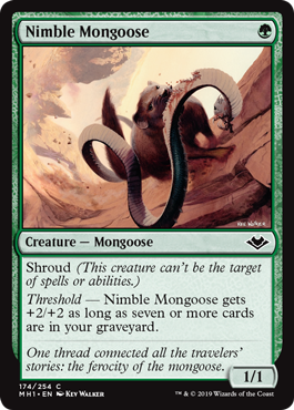Nimble Mongoose (Modern Horizons) Near Mint Foil