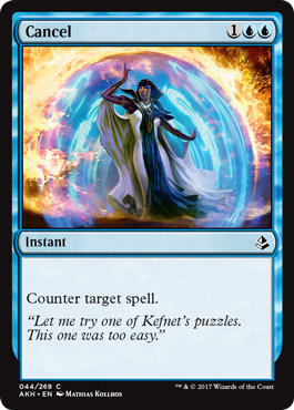 Cancel (Amonkhet) Near Mint Foil