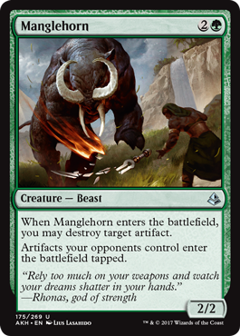 Manglehorn (Amonkhet) Near Mint