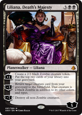 Liliana, Death's Majesty (Amonkhet) Near Mint