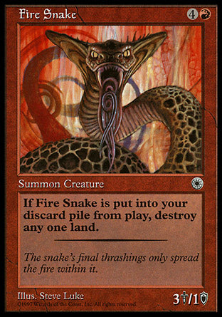 Fire Snake (Portal) Near Mint