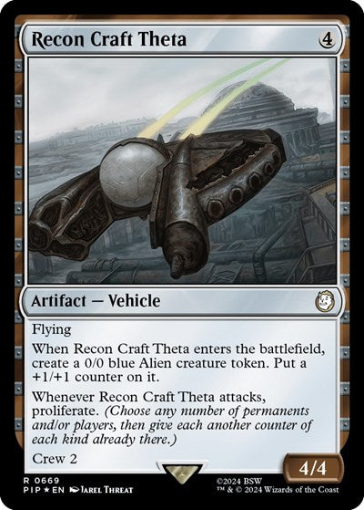 Recon Craft Theta (Surge Foil) (Universes Beyond: Fallout) Near Mint