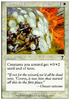 Shield Wall (7th Edition) Near Mint Foil