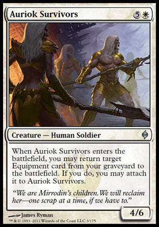 Auriok Survivors (New Phyrexia) Near Mint