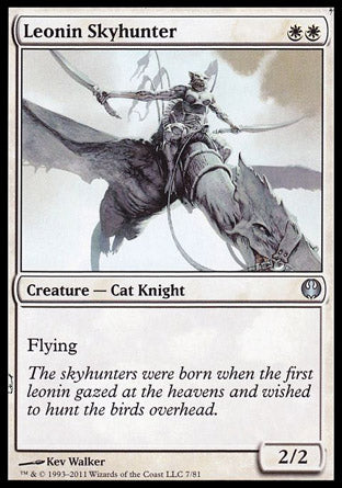 Leonin Skyhunter (Duel Decks: Knights vs Dragons) Near Mint
