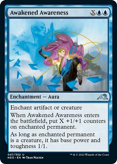 Awakened Awareness (Kamigawa: Neon Dynasty) Near Mint