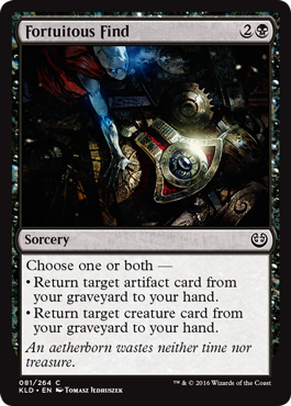 Fortuitous Find (Kaladesh) Near Mint Foil
