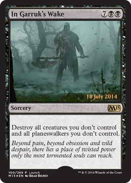 In Garruk s Wake (Launch Promo) (Promotional Cards) Near Mint Foil