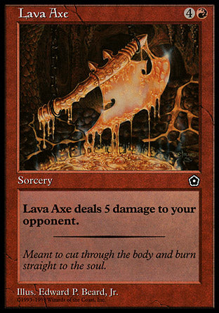 Lava Axe (Portal Second Age) Near Mint