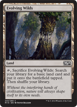 Evolving Wilds (Magic 2015 Core Set) Near Mint Foil