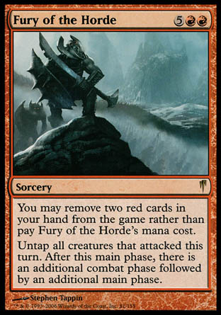 Fury of the Horde (Coldsnap) Near Mint Foil