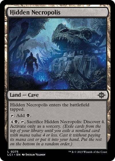 Hidden Necropolis (The Lost Caverns of Ixalan) Near Mint Foil