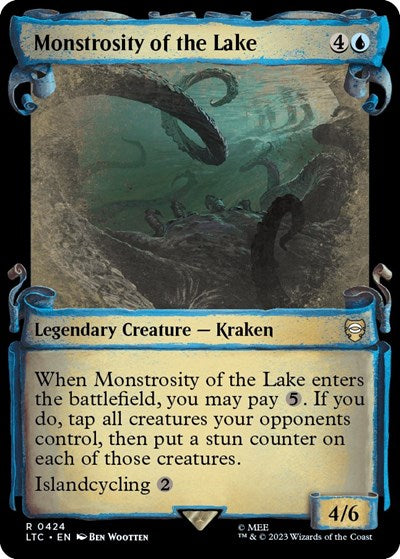 Monstrosity of the Lake (Showcase Scrolls) (Commander: The Lord of the Rings: Tales of Middle-earth) Near Mint