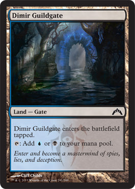 Dimir Guildgate (Gatecrash) Near Mint Foil