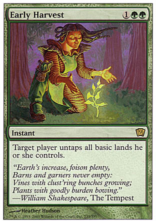 Early Harvest (9th Edition) Near Mint Foil