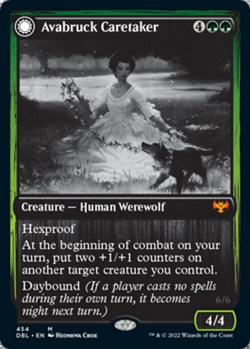 Avabruck Caretaker / Hollowhenge Huntmaster (Innistrad: Double Feature) Near Mint