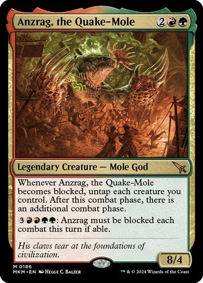 Anzrag, the Quake-Mole (Murders at Karlov Manor) Near Mint