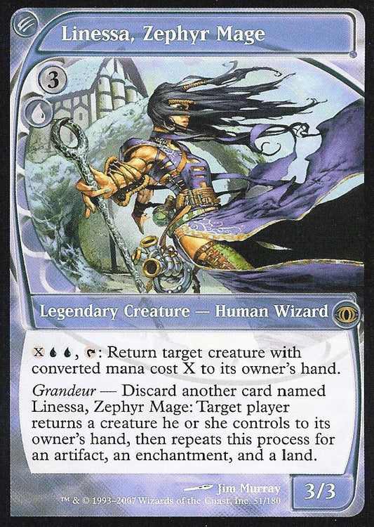 Linessa, Zephyr Mage (Futuresight) Light Play