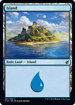 Island (291) (Commander 2019) Near Mint