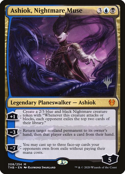 Ashiok, Nightmare Muse (Promo Pack) Near Mint