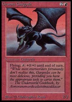 Granite Gargoyle (Alpha) Near Mint