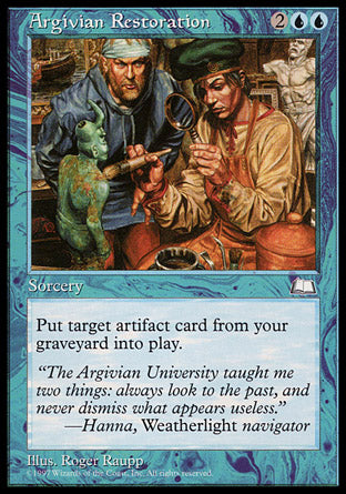 Argivian Restoration (Weatherlight) Near Mint