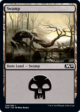 Swamp (269) (Magic 2020 Core Set) Near Mint