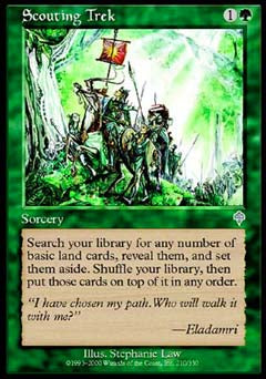 Scouting Trek (Invasion) Light Play Foil